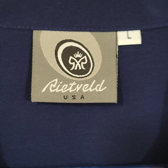 Rietveld USA Hawaiian Shirt - Navy - Large - Picture 5 of 16